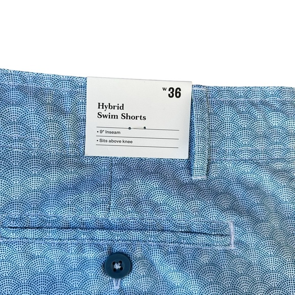 Goodfellow & Co Fish Scales Hybrid Swim Shorts - Picture 6 of 10